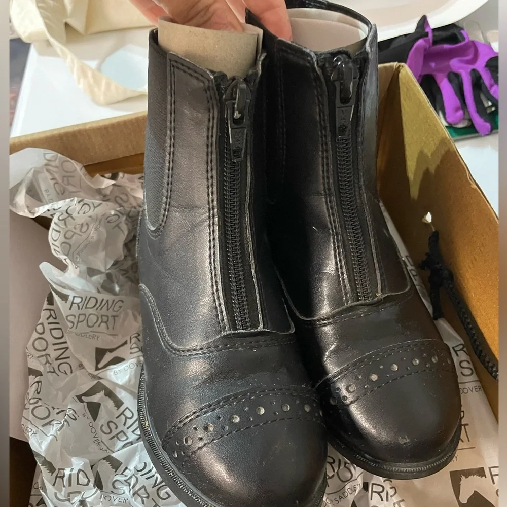 Riding Sport Kids Black Boots